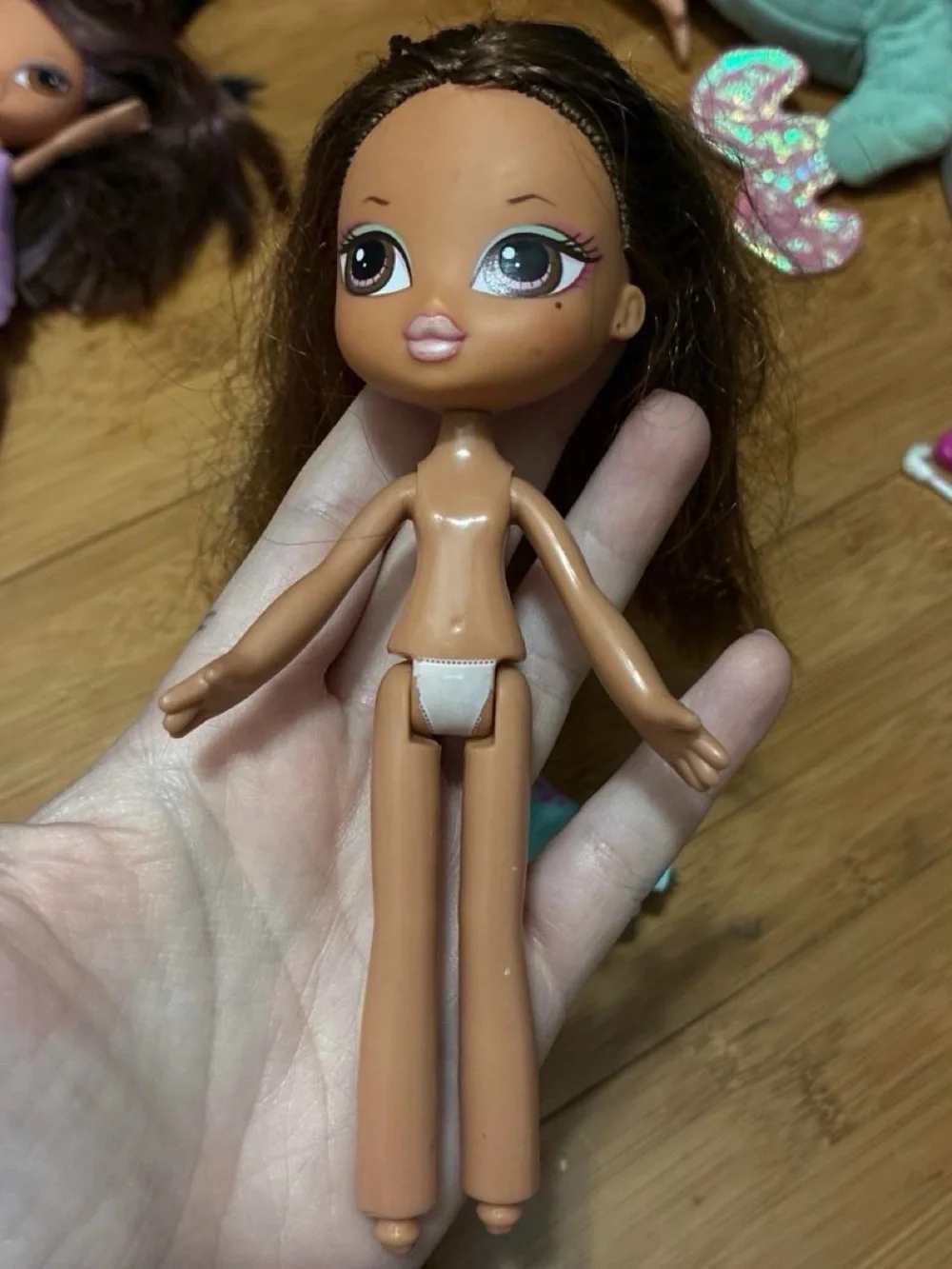 Fashion Play Doll in Turquoise Dress with Brown Hair